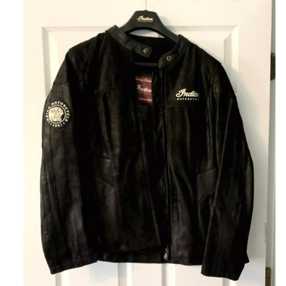 Indian Motorcycle leather jacket woman xl